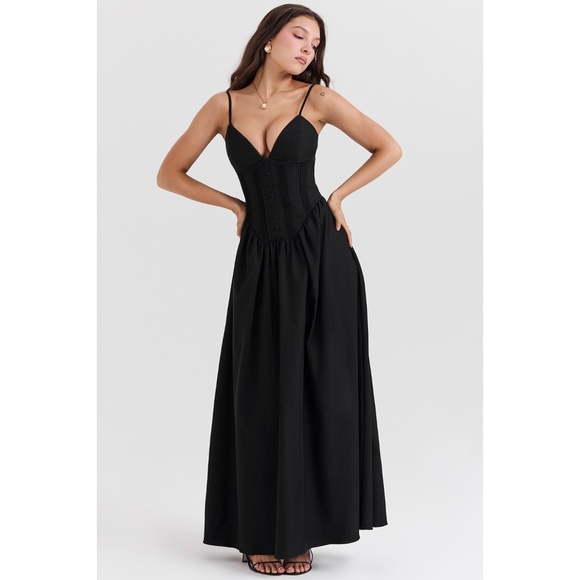 NEW House of CB Lova Dress Black XS - Picture 6 of 15